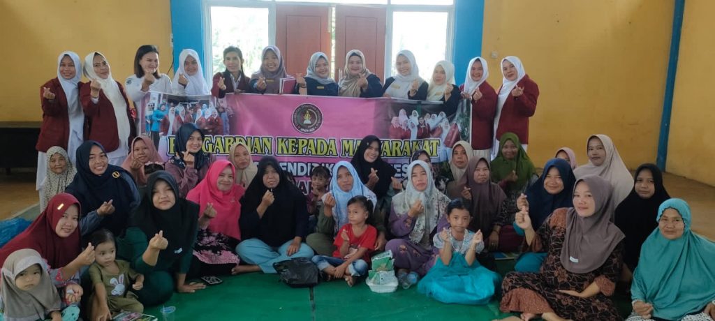 Prodi Pendidikan Profesi Bidan FIKES Undhari Gelar Pengabdian Masyarakat di Puskesmas Tanah Sepenggal Lintas dan Rantau Ikil